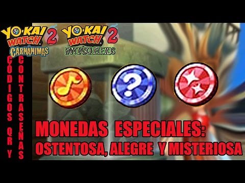 Yo-kai Watch 2: Special Coin Passwords and QR Codes: FLAWLESS, MYSTERIOUS, and JOYFUL