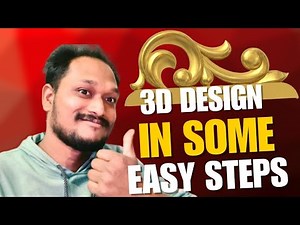How to make 3d design in Artcam using some easy steps