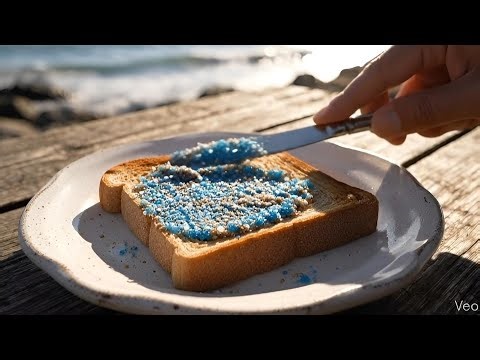The most satisfying AI ASMR toast spreading compilation!🥧