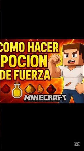 Como hacer la poción de fuerza en minecraft #minecraft #minecraftshorts #minecrafttutorial