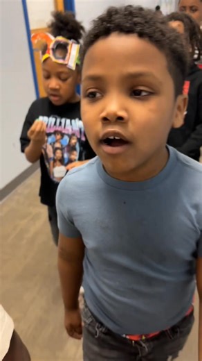 🐾Ms. Carter's first graders practiced counting to 100 for the 100th day of school💙💛 | Benton Harbor Charter School Academy