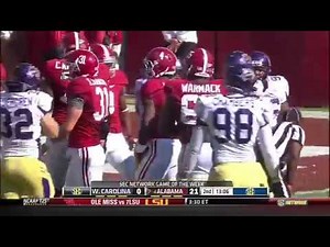2012 Western Carolina vs. #4 Alabama Highlights