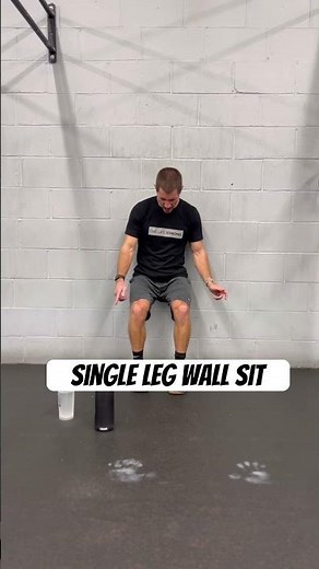Single-Leg Wall Sit | Quad Strength, Knee Stability & Lower Body Endurance