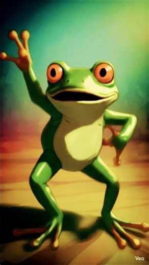 Funny frog #cute #music #funny #cartoon #animation #dance