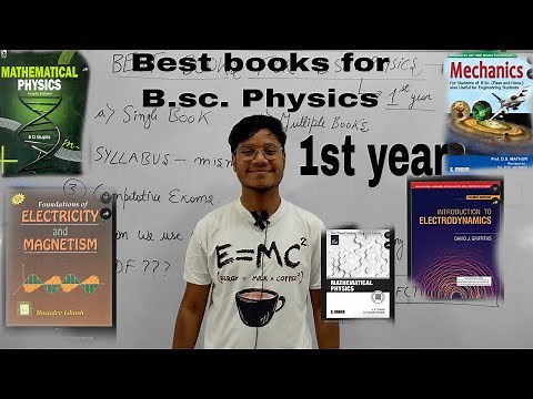 Best books for Bsc Physics 1st year // Books for semester 1 and 2 // B.Sc. Physics