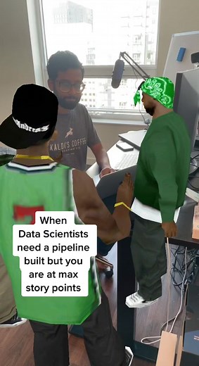 Being a Data Engineer be like | Credits to @Thaier Issa #33333 #gta #dataengineer #datascientist #analytics #swe #softwareengineer