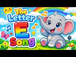 The letter E song | ABC phonics for kids|Engine, Egg, Elephant, Eagle #lettersongs ‪@MandATaleBuds‬