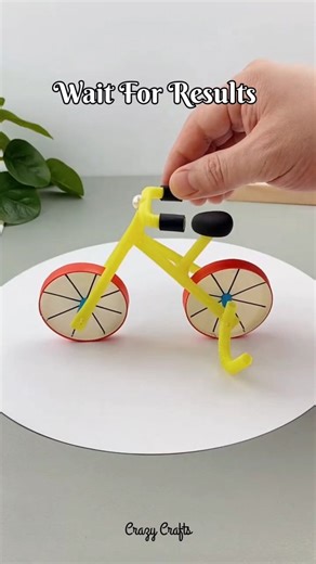 Crazy Crafts 🌸 on Instagram: "Amazing Cycle 💔 Making Craft Video 💖🥜😊 . Unleash Your Creativity! ✂️🎨 Love DIY crafts? Turn simple materials into stunning home decor and unique DIY gifts! 🏡🎁 From fun cardboard crafts to stylish DIY decor, there’s no limit to what you can create! #crazyy__crafts - Craft. Create. Inspire.💡 Build your own cardboard house, design chic cardboard furniture, or try easy art and craft ideas! Whether you're a beginner or a pro, our art and craft videos make it sim