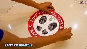 Tronix Floor Marking Sticker - Keep social Distancing - 10'' Diameter Laminated Vinyl Sticker - Waterproof - Scratch Resistant - Hassle free to apply - Easy to remove - Available Packages: * 6pcs for only 450 pesos * 4pcs for only 330 pesos * 2pcs for only 190 pesos - Tronix Safety Reminder Sticker for only 75 pesos Available in all Tronix Imaging Center Nationwide. You can also check our online store in Lazada bit.ly/tronixonline | Tronix Imaging Center