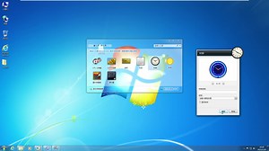 怎样打开win7自带的时钟小工具