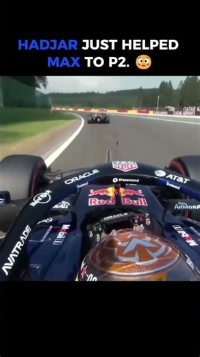 Max Verstappen Gets the Perfect Tow From Hadjar 🔥
