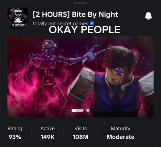 Alright enjoy the update y'all. It'll mostly just be fixes and adding of stuff so don't get your hopes too high. But still be hyped! #bitebynight #roblox #fyp #Springtrap #fnaf