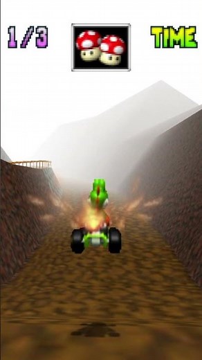 Choco Mountain - Mario Kart 64 [03] #gaming #n64 #nintendo #mariokart #mario #nintendo64
