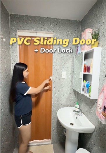 Replying to @anne's PS PVC sliding door with Lock #pvc #pvcslidingdoor #slidingdoor #slidingdoorlock