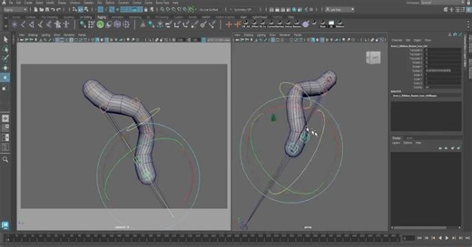 Simplify Ribbon Setup In Maya With This Python Script