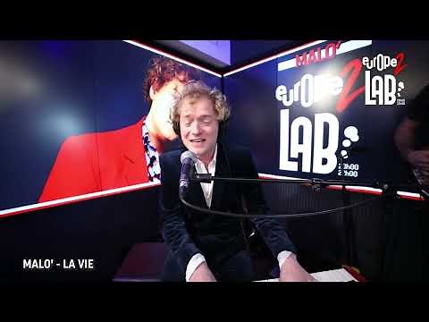 Malo' en live avec "LA VIE" dans Europe 2 Lab