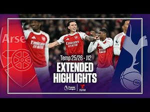Arsenal vs. Tottenham Hotspur | Highlights Premier League | Jornada 12 | Telemundo Deportes