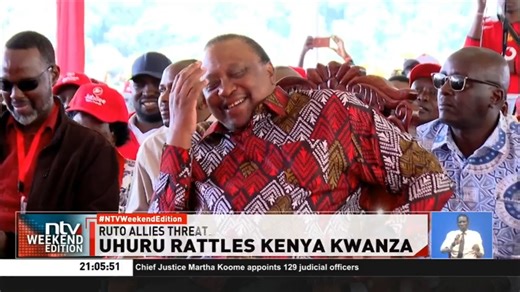 Uhuru Rattles Kenya Kwanza Uhuru Kenyatta's shock return to politics sparks fury from Ruto allies. Furious MPs threaten to strip his perks, accusing him of disrespecting the presidency and misleading Kenyans on past gains. #NTVWeekendEdition | NTV Kenya