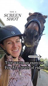 Geometry isn't just about pretty round circles. It's about suppling your horses body, bending from the inside leg to outside rein, maintaining consistent turns and regulating the tempo on any figure. This simple warm-up exercise challenges any level horse or rider to be accurate and on the aids to set you up for a great ride 🐎 #equestrian #dressage #horses | Laura Ashley Dressage