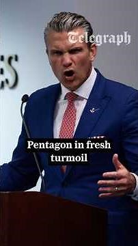 US military 'rudderless' as fresh resignation adds to Pentagon turmoil under Pete Hegseth