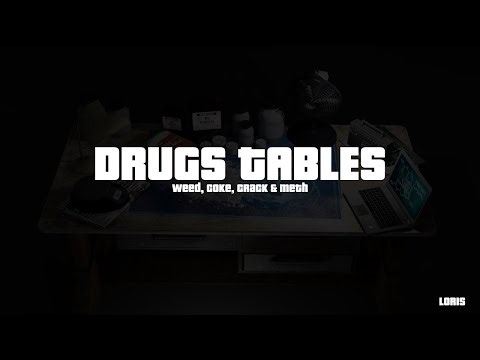 Drugs Tables FiveM “Ingredients, Temperature, Time Cooking, Toxic Gas”