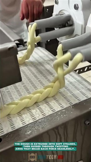 Technique for Automatically Braiding Soft Dough Strands – Satisfying Jobs and Machinery in the World