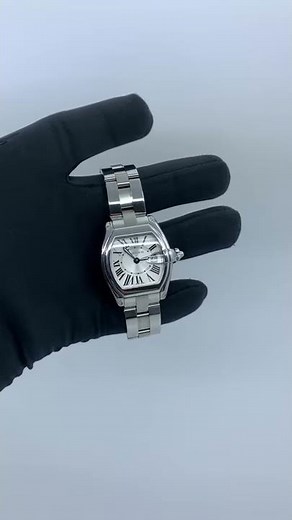 Cartier Roadster Silver Dial Small Model Steel Ladies Watch W62016V3 | SwissWatchExpo