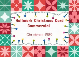9.6K views · 399 reactions | Hallmark Christmas Card Commercial ❤️ Christmas 1989 ❤️ | Old Fashioned Christmas | Facebook