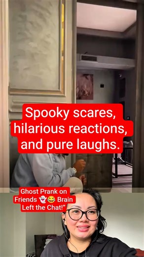 When you prank your friends with a ghost… and chaos ensues! 😆 #funny #funnyvideos