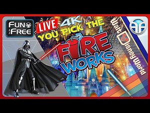 🔴 LIVE: Disney World Orlando – YOU Pick the Fireworks (Happily Ever After, Fantasmic or Luminous) 4K