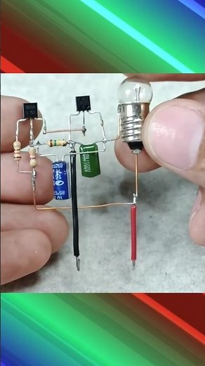 DIY 2-Transistor Incandescent Light Bulb Blinker