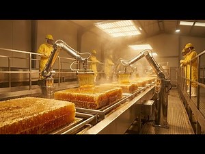 How Honey Is Made by Billions of Bees | Inside a Massive Honey Factory (Full Process)