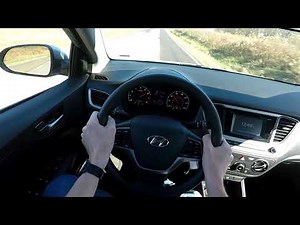 2021 Hyundai Accent SE POV Test Drive, Acceleration and 0-60