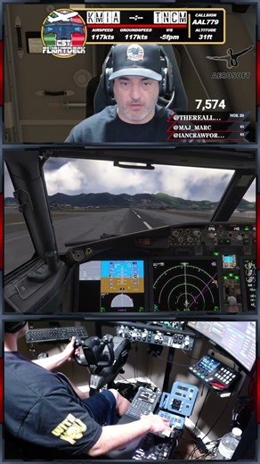 INSANE TNCM St. Maarten Approach! American iFly MAX 8 🛬🔥 #Shorts #msfs2024