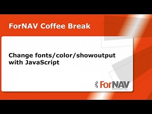 Change fonts/color/showoutput with JavaScript