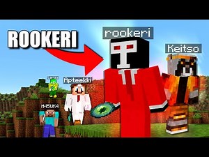 Minecraft Manhunt, mutta ROOKERI auttaa mua