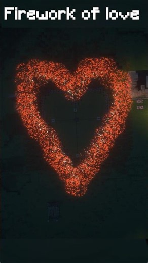 This Minecraft Firework Build Has the Perfect Ending ❤️