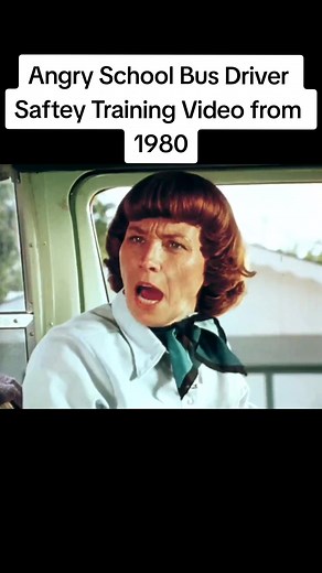 Angry School Driver Saftey Training Video from 1980 #schoolbus #schoolbusdriver #safteytraining #parents #roadrage #caraccidents😥 #driversafety #1980s #retro #fypシ #fyp