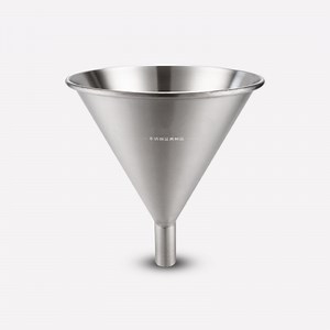 [Hot Item] 304 Stainless Steel Feeding Hopper Funnel for Food Colloid Grinding Machines for Peanuts Sesame Chili Soybeans etc Bottle Hopper