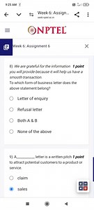 9:25 AM 突으Week 6: Assign...seek.nptel.ac.in*NPTELWeek 6: ... | Filo