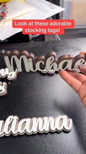  Make your stockings extra special this year! Rockin’ Wood’s custom stocking hangers and stocking tags are made from real reclaimed wood — personalized just for your family (and your pets ). Handmade, unique, and full of Christmas charm ❤️✨ #rockinwood #christmasdecor #customstockings #farmhousechristmas | Rockin' Wood | Facebook