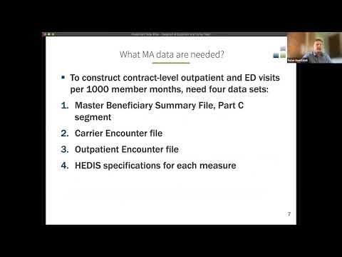Working with the Carrier and Outpatient Files: Overview and Examples