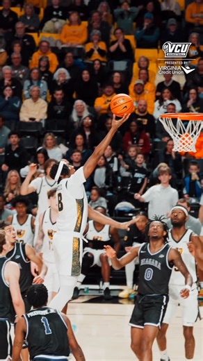 VCU Basketball on Instagram: "A block 🧱 and a Belle 🔔 #LetsGoVCU"