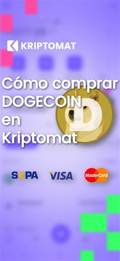 Cómo comprar Dogecoin (DOGE) en Kriptomat | Tutorial de la aplicación móvil de Kriptomat