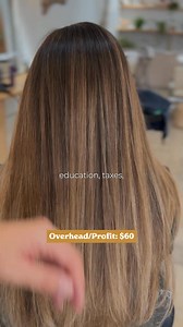 Balayage price breakdown 💲 If your salon schedule stresses you out, then follow me and I'll show you how to stay profitable while getting your time back #hairstylisteducation #balayageartist #independentstylist | Kristen.Lumiere