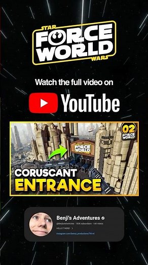 Finishing the entrance of Force World! #themeparktycoon2 #starwars #roblox