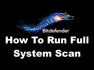 BitDefender Antivirus Software - How To Run A Full System Scan [Quick Tutorial]