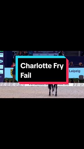 Charlotte Fry's Dressage Disaster with Dark Legend at FEI World Cup Final 2022