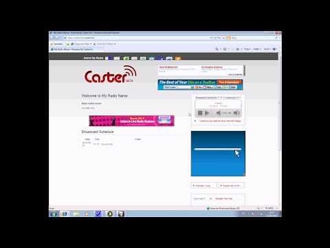 how to open your free internet radio with caster.fm