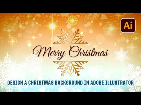 How to Design a Christmas Background with Symbols and Brushes in Adobe Illustrator